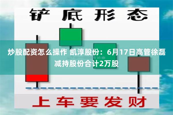炒股配资怎么操作 凯淳股份：6月17日高管徐磊减持股份合计2万股