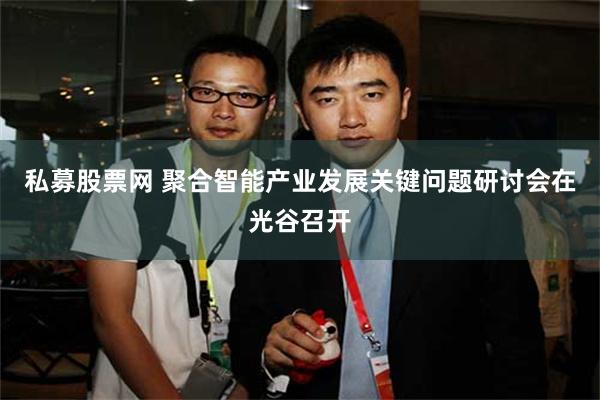 私募股票网 聚合智能产业发展关键问题研讨会在光谷召开