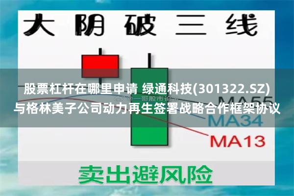 股票杠杆在哪里申请 绿通科技(301322.SZ)与格林美子公司动力再生签署战略合作框架协议