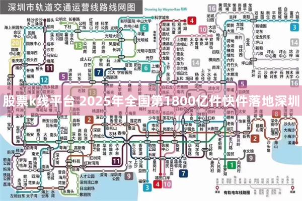 股票k线平台 2025年全国第1800亿件快件落地深圳