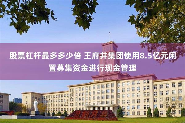 股票杠杆最多多少倍 王府井集团使用8.5亿元闲置募集资金进行现金管理