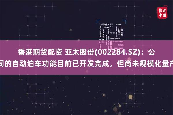 香港期货配资 亚太股份(002284.SZ)：公司的自动泊车功能目前已开发完成，但尚未规模化量产