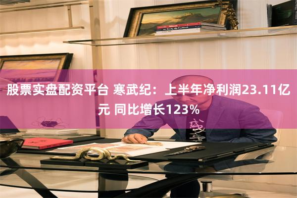 股票实盘配资平台 寒武纪：上半年净利润23.11亿元 同比增长123%
