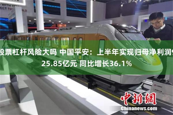 股票杠杆风险大吗 中国平安：上半年实现归母净利润925.85亿元 同比增长36.1%