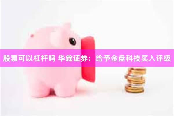 股票可以杠杆吗 华鑫证券：给予金盘科技买入评级