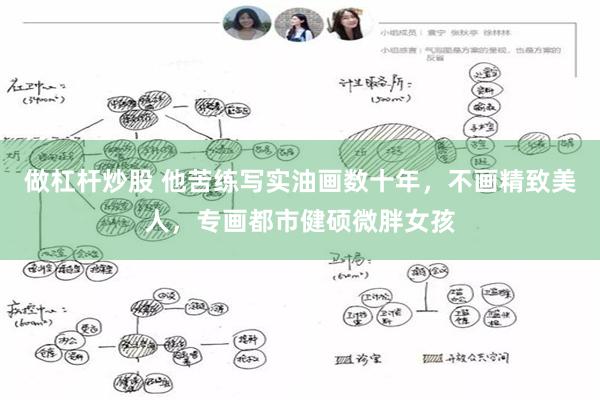 做杠杆炒股 他苦练写实油画数十年，不画精致美人，专画都市健硕微胖女孩