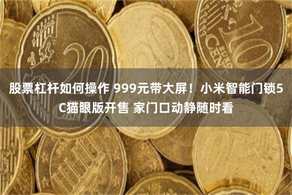 股票杠杆如何操作 999元带大屏！小米智能门锁5C猫眼版开售 家门口动静随时看